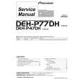 PIONEER DEH-P77DH Instrukcja Serwisowa