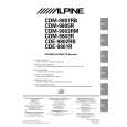 ALPINE CDM-9803RM Instrukcja Serwisowa