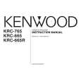 KENWOOD KRC-765 Instrukcja Obsługi