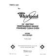 WHIRLPOOL RF010EXRW0 Katalog Części