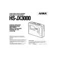 AIWA HS-JX3000 Instrukcja Obsługi