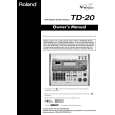 ROLAND TD-20 Instrukcja Obsługi