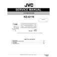 JVC KD-G118 for AC Instrukcja Serwisowa