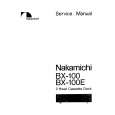 NAKAMICHI BX100/E Instrukcja Serwisowa