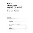 KAWAI EGP10 Instrukcja Obsługi