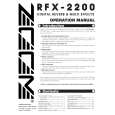 ZOOM RFX-2200 Instrukcja Obsługi