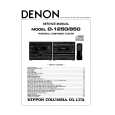 DENON D-850 Instrukcja Serwisowa
