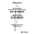 PIONEER XV-S100DV Instrukcja Obsługi