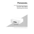 PANASONIC CQDP738EU Instrukcja Obsługi
