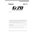 ROLAND G-70 Instrukcja Obsługi