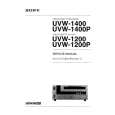 SONY UVW1400 VOLUME 1 Instrukcja Serwisowa