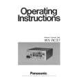 PANASONIC WVRC37 Instrukcja Obsługi