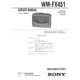 SONY WMFX451 Instrukcja Serwisowa