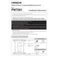HITACHI PWT001 Instrukcja Obsługi