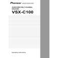 PIONEER VSXC100 Instrukcja Obsługi