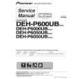PIONEER DEH-P6050UB/XN/ES1 Instrukcja Serwisowa