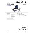 SONY ACCCN3M Instrukcja Serwisowa