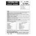 HITACHI CX-W500 Instrukcja Serwisowa