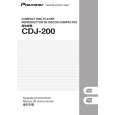 PIONEER CDJ-200/RLTXJ Instrukcja Obsługi