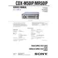 SONY CDX-MR50IP Instrukcja Serwisowa