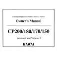 KAWAI CP180 Instrukcja Obsługi