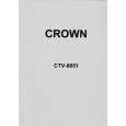 CROWN CTV-8051 Instrukcja Serwisowa