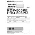PIONEER PRO-505PU/KUC Instrukcja Serwisowa