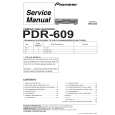 PIONEER PDR-609/WVXJ Instrukcja Serwisowa
