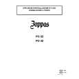 ZOPPAS PO22 Instrukcja Obsługi