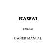KAWAI E360 Instrukcja Obsługi