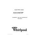 WHIRLPOOL AGS 646/WP Instrukcja Instalacji