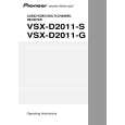 PIONEER VSXD2011S Instrukcja Obsługi