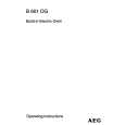 AEG B601DG W Instrukcja Obsługi