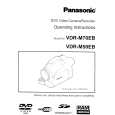 PANASONIC VDR-M70 Instrukcja Obsługi