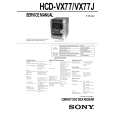SONY HCD-VX77J Instrukcja Serwisowa