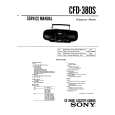 SONY CFD-380S Instrukcja Serwisowa