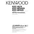 KENWOOD KDCMP6025 Instrukcja Obsługi