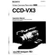 SONY CCD-VX3 Instrukcja Obsługi