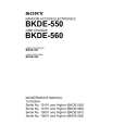 SONY BKD-E562 Instrukcja Serwisowa