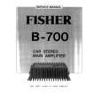 FISHER B700 Instrukcja Serwisowa