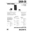 SONY SAVA59 Instrukcja Serwisowa