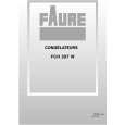 FAURE FCH297W Instrukcja Obsługi