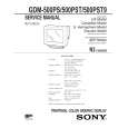 SONY GDM500PS/PST/ST9 Instrukcja Serwisowa
