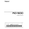 ROLAND RD-500 Instrukcja Obsługi