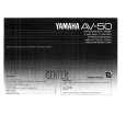 YAMAHA AV-50 Instrukcja Obsługi