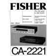 FISHER CA-2221 Instrukcja Obsługi
