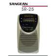SANGEAN SR-25 Instrukcja Obsługi