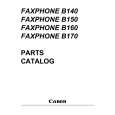 CANON FAXPHONE B150 Katalog Części