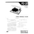 SONY PS-LX1 Instrukcja Serwisowa