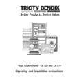 TRICITY BENDIX CH610B Instrukcja Obsługi
